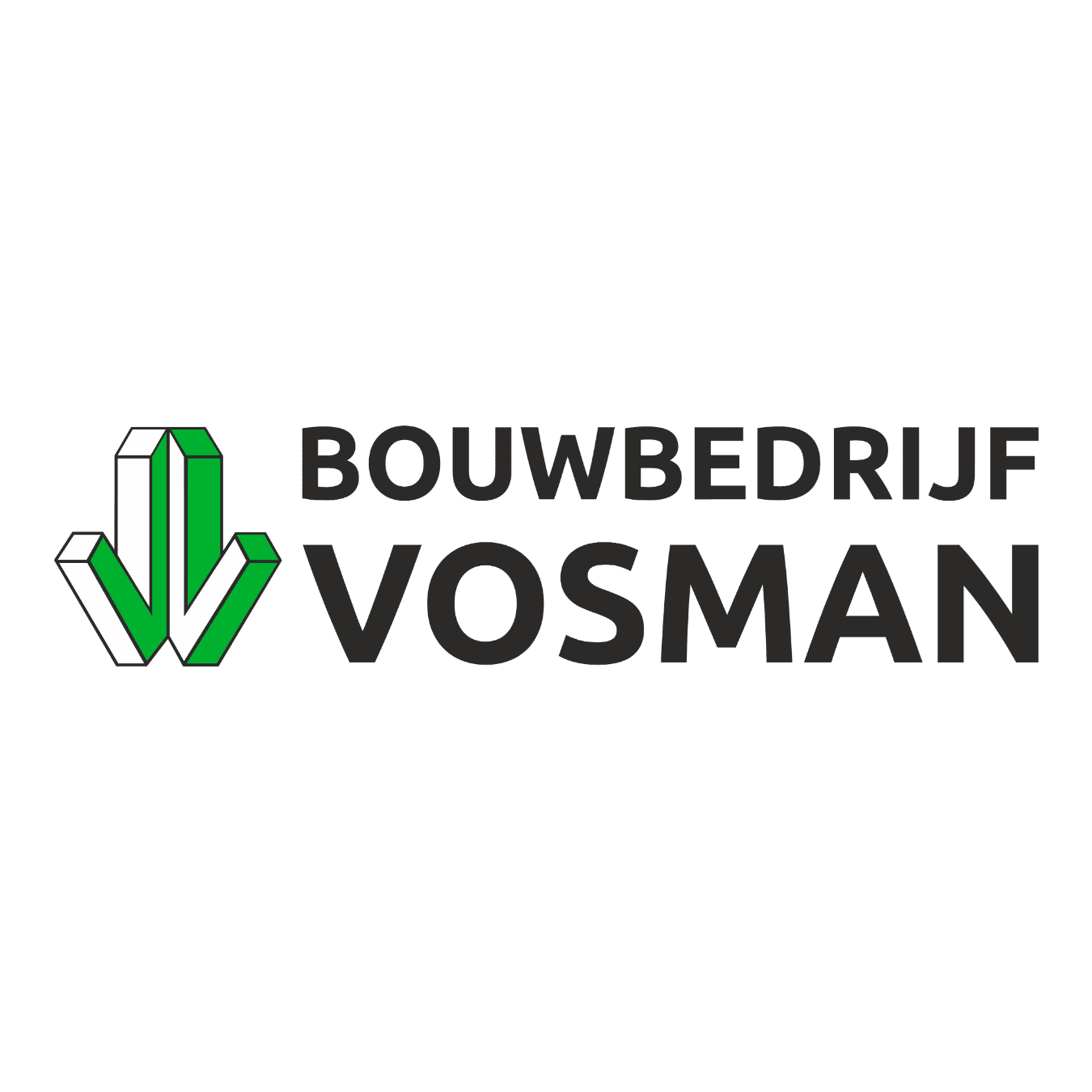 Logo van Bouwbedrijf Vosman, betrouwbare bouwpartner van Borg4 voor kwalitatieve bouwprojecten in Oost-Nederland.